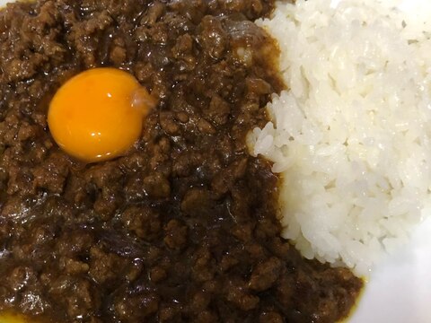 月見キーマカレー^_^